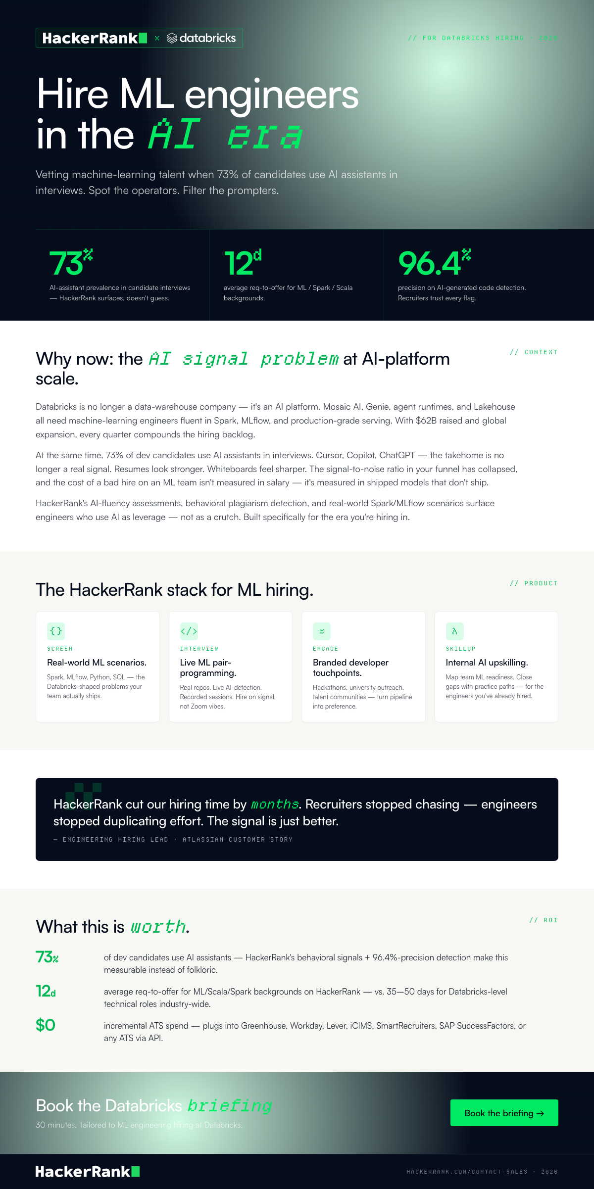Databricks one-pager